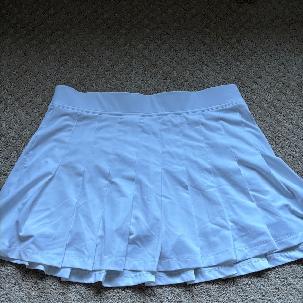 Vineyard Vines Blue Mini Skater Skirt Pleated Athletic